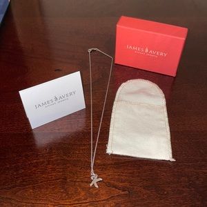 James Avery K initial charm necklace